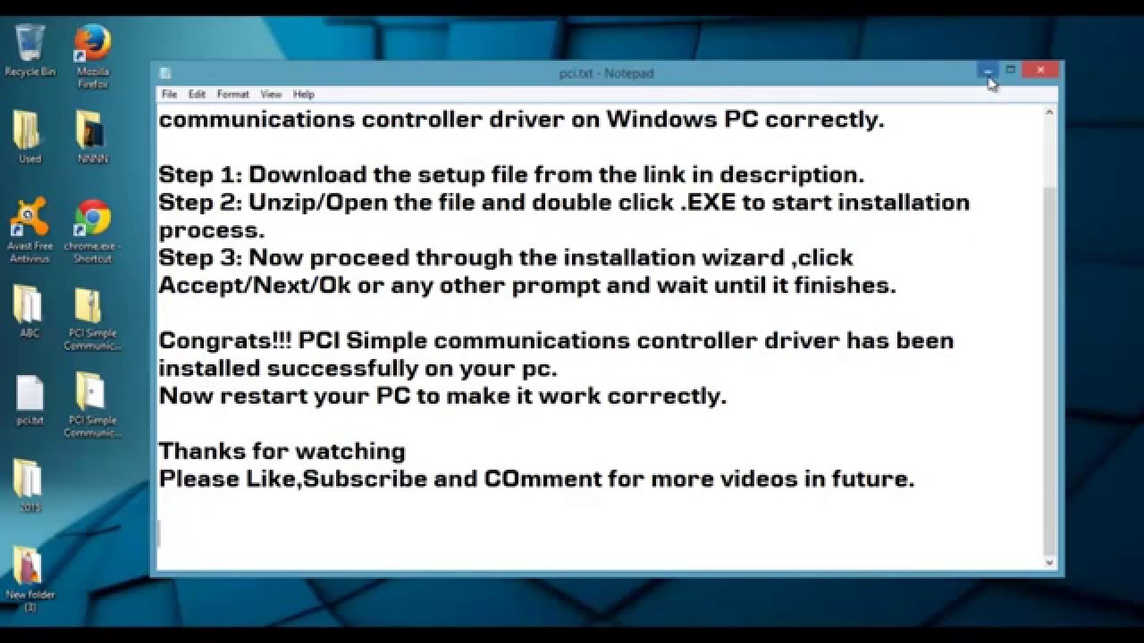 pci device drivers windows 10